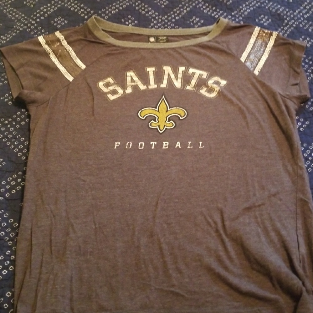 New Orleans Saints T shirt Large
